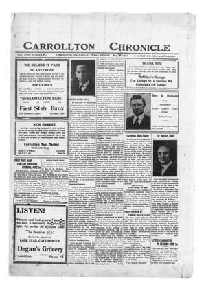 Carrollton Chronicle (Carrollton, Tex.), Vol. 18, No. 26, Ed. 1 Friday, May 26, 1922