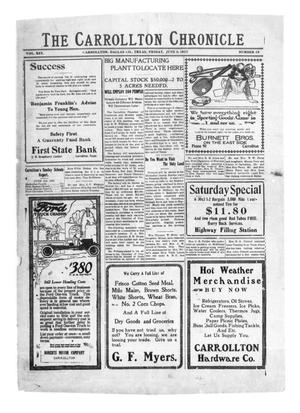 The Carrollton Chronicle (Carrollton, Tex.), Vol. 19, No. 28, Ed. 1 Friday, June 8, 1923