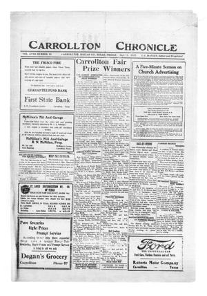 Carrollton Chronicle (Carrollton, Tex.), Vol. 18, No. 46, Ed. 1 Friday, October 13, 1922