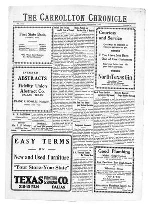 The Carrollton Chronicle (Carrollton, Tex.), Vol. 22, No. 41, Ed. 1 Friday, September 3, 1926
