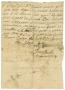 Thumbnail image of item number 1 in: '[Letter from Jose Geraldo Hernandes to Zavala, September 5, 1818]'.