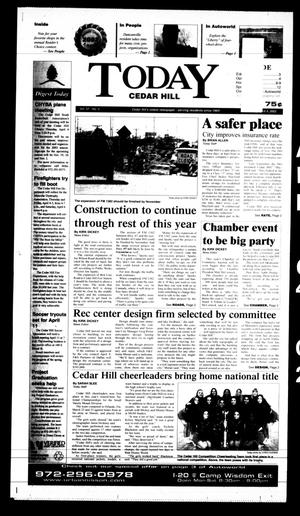 Primary view of object titled 'Today Cedar Hill (Duncanville, Tex.), Vol. 37, No. 3, Ed. 1 Thursday, April 4, 2002'.