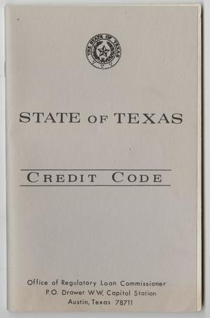 State of Texas Credit Code