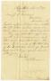 Primary view of [Letter from B. D. Dashiell to J. D. Giddings - September 26, 1872]