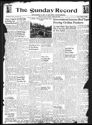 The Sunday Record (Mineola, Tex.), Vol. 16, No. 22, Ed. 1 Sunday, August 26, 1945