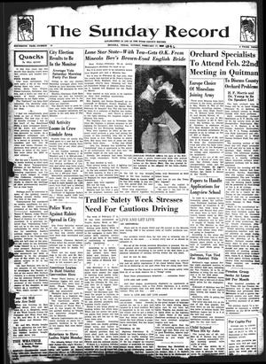 The Sunday Record (Mineola, Tex.), Vol. 16, No. 47, Ed. 1 Sunday, February 17, 1946