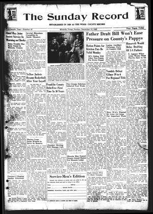 The Sunday Record (Mineola, Tex.), Vol. 14, No. 37, Ed. 1 Sunday, December 12, 1943