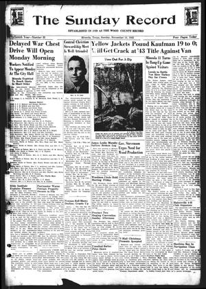 The Sunday Record (Mineola, Tex.), Vol. 14, No. 33, Ed. 1 Sunday, November 14, 1943