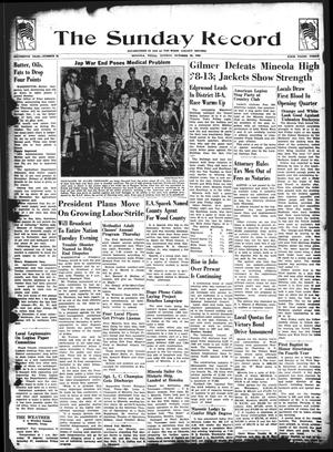 The Sunday Record (Mineola, Tex.), Vol. 16, No. 31, Ed. 1 Sunday, October 28, 1945