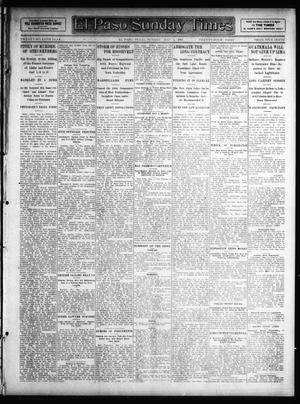 Primary view of object titled 'El Paso Sunday Times (El Paso, Tex.), Vol. 27, Ed. 1 Sunday, May 5, 1907'.