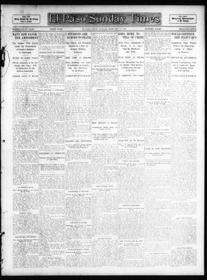 Primary view of El Paso Sunday Times (El Paso, Tex.), Vol. 26, Ed. 1 Sunday, February 25, 1906