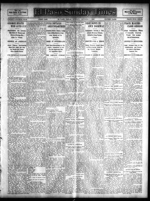 Primary view of object titled 'El Paso Sunday Times (El Paso, Tex.), Vol. 24, Ed. 1 Sunday, October 9, 1904'.
