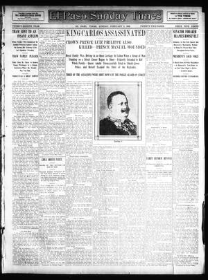 El Paso Sunday Times (El Paso, Tex.), Vol. 28, Ed. 1 Sunday, February 2, 1908