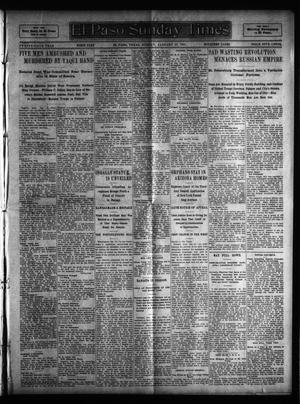 El Paso Sunday Times (El Paso, Tex.), Vol. 25, Ed. 1 Sunday, January 22, 1905