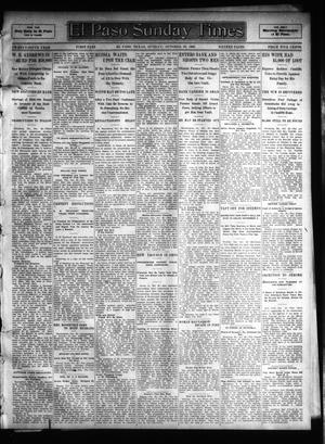 El Paso Sunday Times (El Paso, Tex.), Vol. 25, Ed. 1 Sunday, October 29, 1905