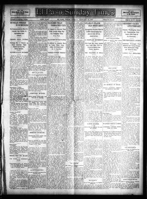 El Paso Sunday Times (El Paso, Tex.), Vol. 25, Ed. 1 Sunday, January 29, 1905