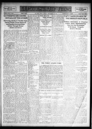 Primary view of El Paso Sunday Times (El Paso, Tex.), Vol. 26, Ed. 1 Sunday, September 30, 1906