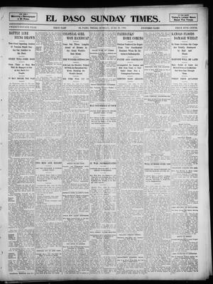 Primary view of object titled 'El Paso Sunday Times. (El Paso, Tex.), Vol. 24, Ed. 1 Sunday, June 26, 1904'.
