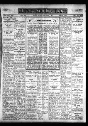 El Paso Sunday Times (El Paso, Tex.), Vol. 25, Ed. 1 Sunday, April 9, 1905