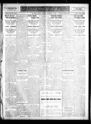 El Paso Sunday Times (El Paso, Tex.), Vol. 28, Ed. 1 Sunday, October 11, 1908