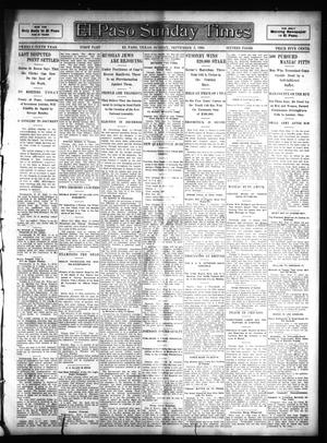 El Paso Sunday Times (El Paso, Tex.), Vol. 25, Ed. 1 Sunday, September 3, 1905