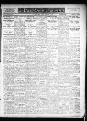 El Paso Sunday Times (El Paso, Tex.), Vol. 26, Ed. 1 Sunday, February 24, 1907