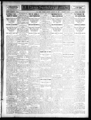 El Paso Sunday Times (El Paso, Tex.), Vol. 27, Ed. 0 Sunday, August 25, 1907