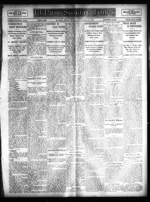 Primary view of object titled 'El Paso Sunday Times (El Paso, Tex.), Vol. 24, Ed. 1 Sunday, November 27, 1904'.