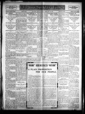 El Paso Sunday Times (El Paso, Tex.), Vol. 25, Ed. 1 Sunday, February 26, 1905