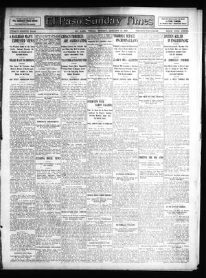 El Paso Sunday Times (El Paso, Tex.), Vol. 28, Ed. 1 Sunday, January 12, 1908