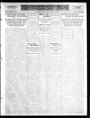 El Paso Sunday Times (El Paso, Tex.), Vol. 28, Ed. 1 Sunday, July 26, 1908