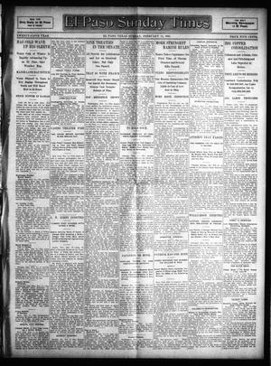 El Paso Sunday Times (El Paso, Tex.), Vol. 25, Ed. 1 Sunday, February 12, 1905