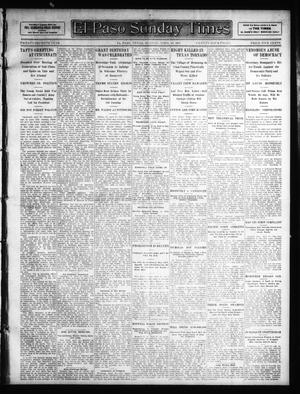 Primary view of object titled 'El Paso Sunday Times (El Paso, Tex.), Vol. 27, Ed. 1 Sunday, April 28, 1907'.