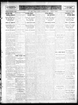 Primary view of object titled 'El Paso Sunday Times (El Paso, Tex.), Vol. 27, Ed. 0 Sunday, October 27, 1907'.