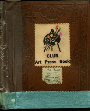 Primary view of object titled '[Art Forum Pressbook, 1950-1951]'.