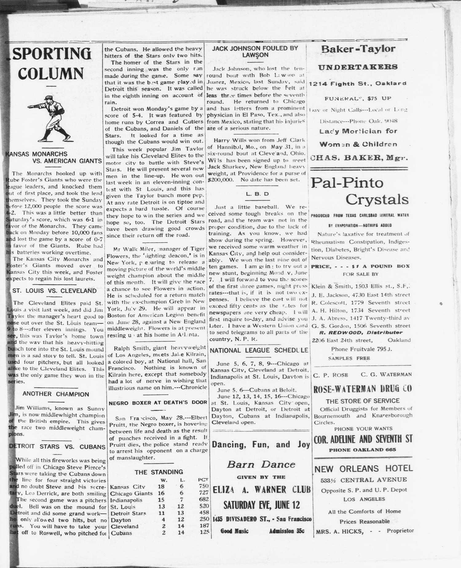 Western Outlook (San Francisco and Oakland, Calif.), Vol. 32, No. 40, Ed. 1 Saturday, June 12, 1926
                                                
                                                    [Sequence #]: 5 of 8
                                                