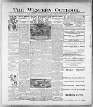 Primary view of object titled 'The Western Outlook. (San Francisco, Oakland and Los Angeles, Calif.), Vol. 21, No. 18, Ed. 1 Saturday, January 23, 1915'.