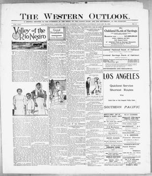 Primary view of object titled 'The Western Outlook. (San Francisco, Oakland and Los Angeles, Calif.), Vol. 22, No. 19, Ed. 1 Saturday, January 29, 1916'.