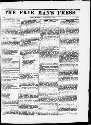 The Free Man's Press. (Austin, Tex.), Vol. 1, No. 8, Ed. 1 Saturday, September 12, 1868