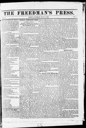 The Freedman's Press. (Austin, Tex.), Vol. 1, No. 1, Ed. 1 Saturday, July 18, 1868