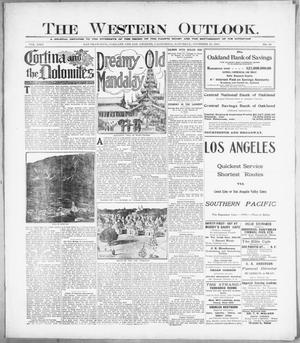 Primary view of object titled 'The Western Outlook. (San Francisco, Oakland and Los Angeles, Calif.), Vol. 22, No. 10, Ed. 1 Saturday, November 27, 1915'.