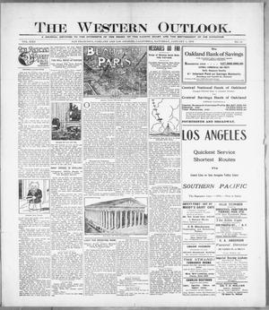 The Western Outlook. (San Francisco, Oakland and Los Angeles, Calif.), Vol. 22, No. 15, Ed. 1 Saturday, January 1, 1916