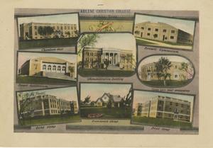 Primary view of object titled '[Drawings of Abilene Christian College Buildings on New Site]'.