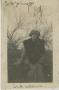 Photograph: [Photograph of Ted Johnson in Tree]