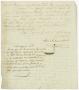 Thumbnail image of item number 2 in: '[Letter from Mexia to Zavala, February 23, 1833]'.