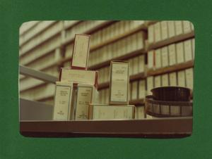 [Photograph of Microfilm Boxes]