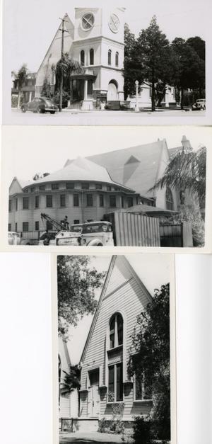 Primary view of object titled '[Three Photographs of Riverside Church]'.