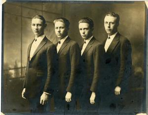 [Photograph of College Quartet]