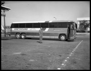 Greyhound Bus and Driver
