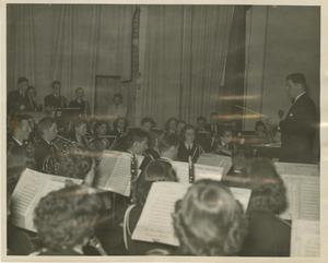 [Photograph of Orchestra Rehearsal]